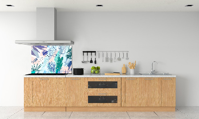 Panel do kuchyně Tropické listí