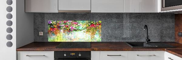 Panel do kuchyně Barevné květiny