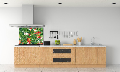 Panel do kuchyně Květinový vzor