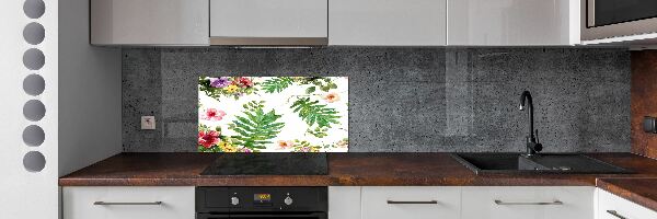 Panel do kuchyně Květinový vzor