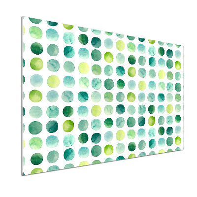 Panel do kuchyně Zelené tečky