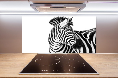 Panel do kuchyně Zebra ve sněhu
