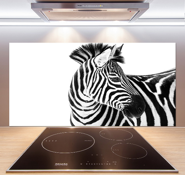 Panel do kuchyně Zebra ve sněhu