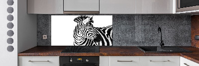 Panel do kuchyně Zebra ve sněhu
