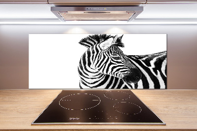 Panel do kuchyně Zebra ve sněhu