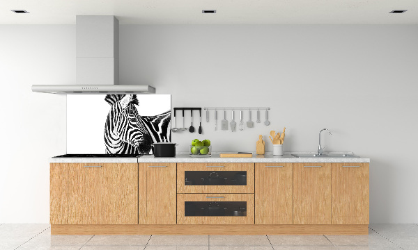 Panel do kuchyně Zebra ve sněhu