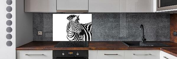 Panel do kuchyně Zebra ve sněhu