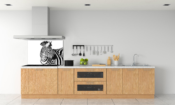 Panel do kuchyně Zebra ve sněhu