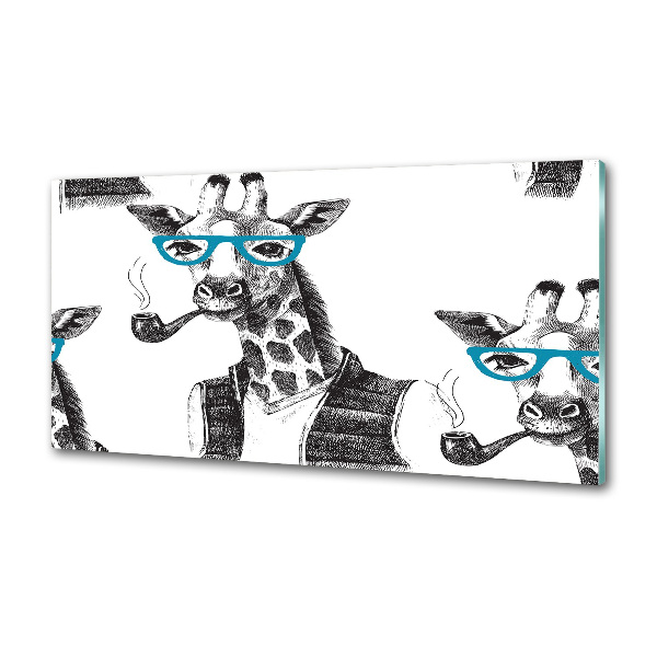 Panel do kuchyně Žirava v brýlích