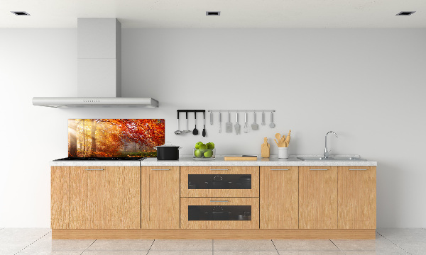Dekorační panel sklo Podzimní les