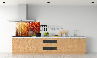 Dekorační panel sklo Podzimní les