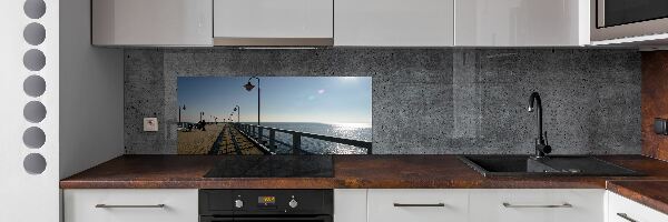 Dekorační panel sklo Molo Gdyně