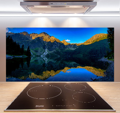 Skleněný panel do kuchyně Tatry