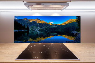 Skleněný panel do kuchyně Tatry