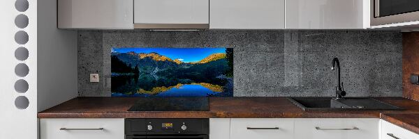 Skleněný panel do kuchyně Tatry