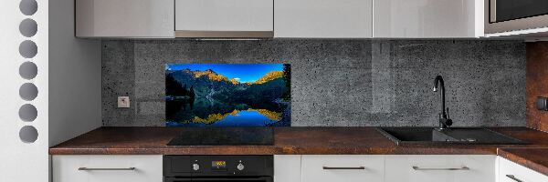 Skleněný panel do kuchyně Tatry
