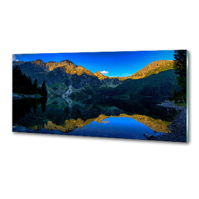 Skleněný panel do kuchyně Tatry