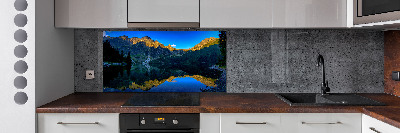 Skleněný panel do kuchyně Tatry