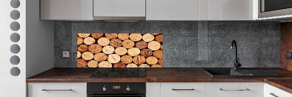Dekorační panel sklo Korky z vína