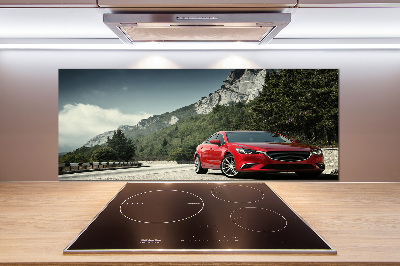 Panel do kuchyně Auto v horách