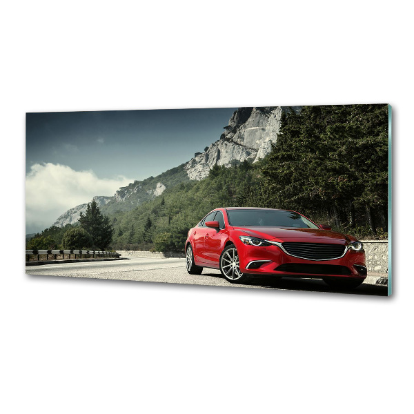 Panel do kuchyně Auto v horách