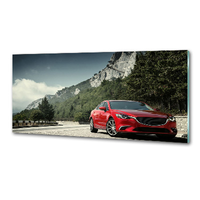 Panel do kuchyně Auto v horách