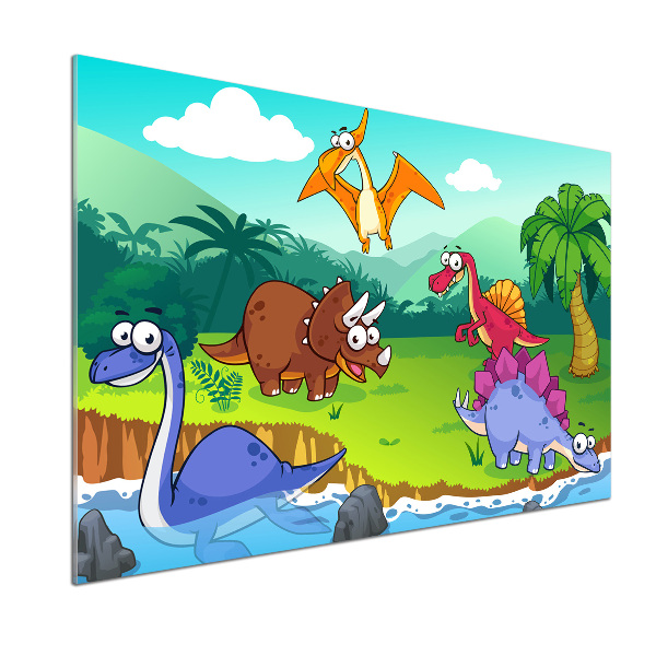 Skleněný panel do kuchynské linky Diamanty