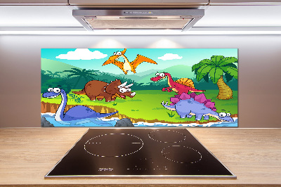 Skleněný panel do kuchynské linky Diamanty