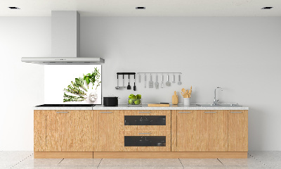Skleněný panel do kuchyně Byliny