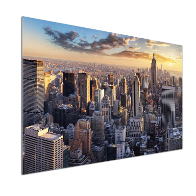 Panel lacobel New York ptačí pohled
