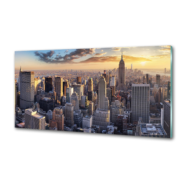 Panel lacobel New York ptačí pohled