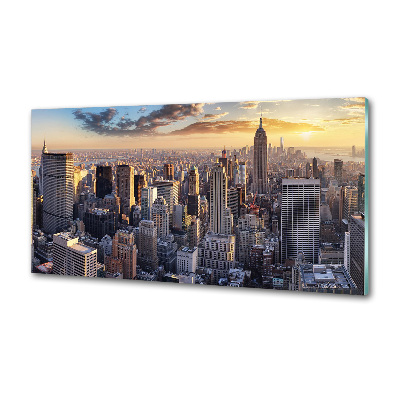 Panel lacobel New York ptačí pohled