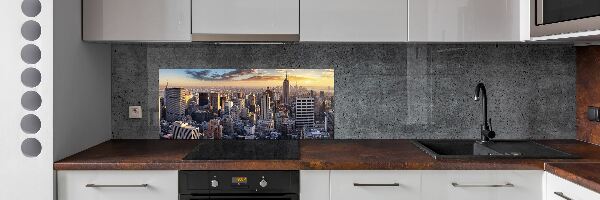 Panel lacobel New York ptačí pohled