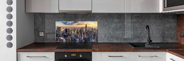 Panel lacobel New York ptačí pohled