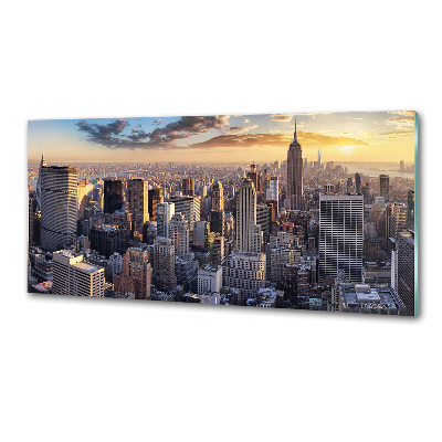 Panel lacobel New York ptačí pohled