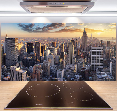 Panel lacobel New York ptačí pohled