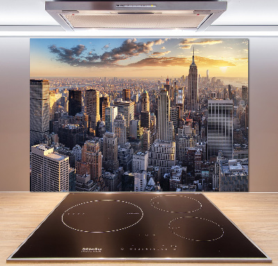 Panel lacobel New York ptačí pohled