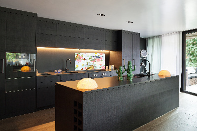 Dekorační panel sklo Tráci a růže