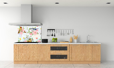 Dekorační panel sklo Tráci a růže