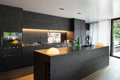 Dekorační panel sklo Tráci a růže