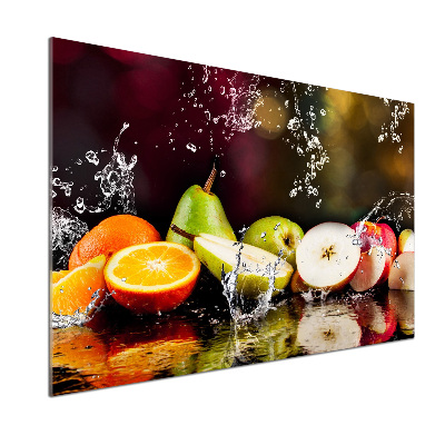 Dekorační panel sklo Ovoce a voda