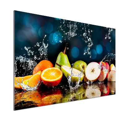 Dekorační panel sklo Ovoce a voda
