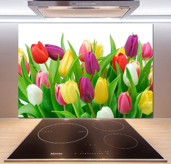 Panel do kuchyně Barevné tulipány