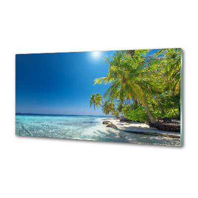 Panel do kuchyně Maledivy pláž