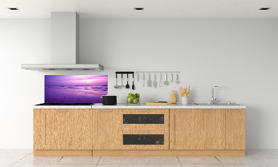 Panel lacobel Západ slunce moře