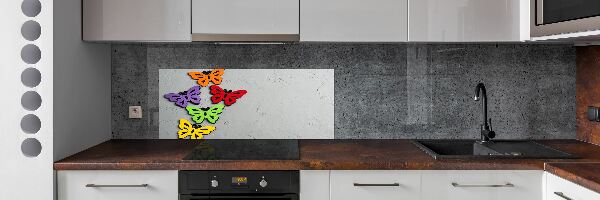 Panel do kuchyně Barevní motýli