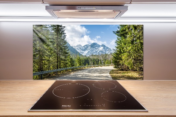 Dekorační panel sklo Cesta Tatry