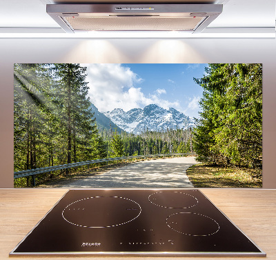 Dekorační panel sklo Cesta Tatry