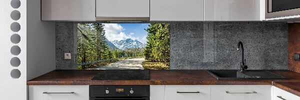 Dekorační panel sklo Cesta Tatry