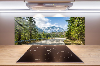 Dekorační panel sklo Cesta Tatry